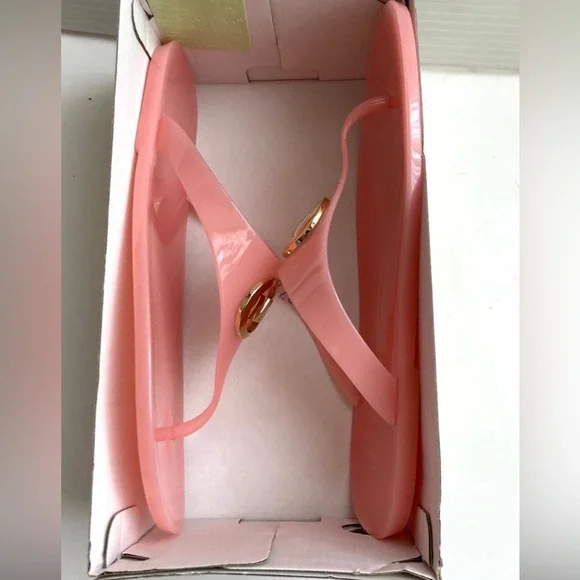 Michael Kors sandals jelly thongs new sandals pink jelly sandals - Picture 3 of 4